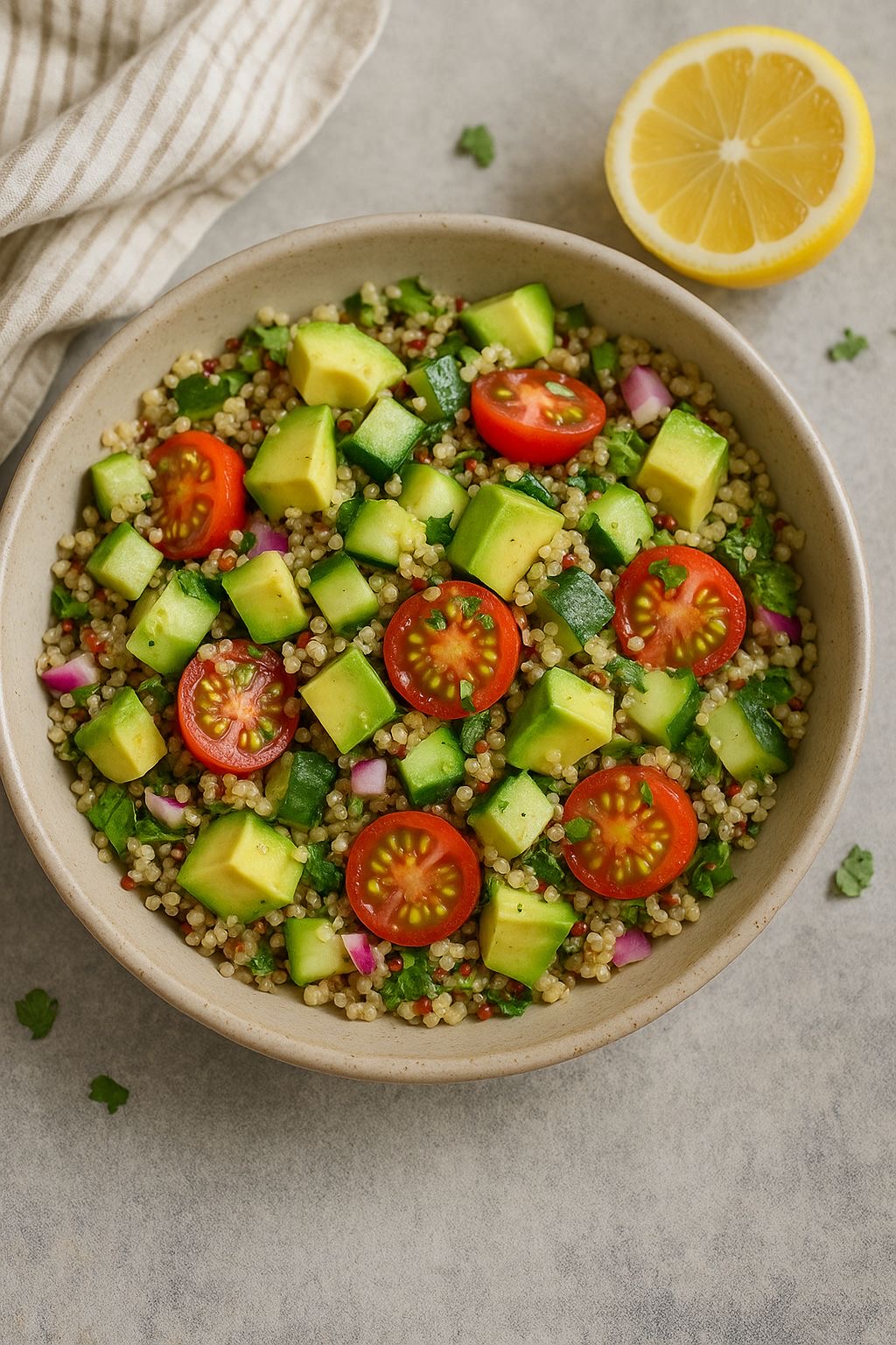 QUINOA & AVOCADO SALAD